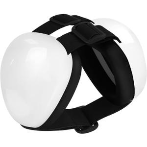 Dog Earmuffs for Hearing Protection 29dB NRR Ear Muffs Noise Protection (Large, White)