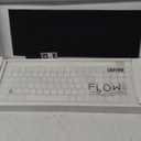 Flow Lite 84 Keys Low Profile Mechanical Keyboard, 75% Swappable Rechargeable Wireless Keyboard with 2.4G Receiver, Bluetooth and Wired Connection for Windows, Mac/Specter Linear Switches (Off-White)
