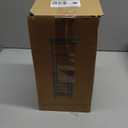 Toilet Paper Holder Stand with Shelf for Phone, Bathroom Free Standing Tissue Roll Storage Rack with Dispenser for 4 Mega Rolls, Chrome (23.6'')