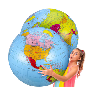 2 Pack 40 Inch Inflatable Globe Giant Beach Balls Inflatable Earth Globe Toys for Adults Summer Pool Game Swimming Beach Party Favor for Geographic Spectrum