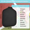Pickleball Paddle Cover, Universal Case Size - 8.6 x 12.2 inches Racket Sleeve, Compatible with Most USAPA Standard and Elongated Pickball Paddles, One Size