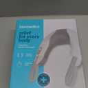 Homedics Pro Therapy Vibration Neck Massager with Soothing Heat, Portable Pain Relief Massage for Stiff Neck Muscles, Soothing Heat for Tension and Stress Release, Customizable Speeds