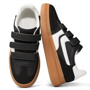 VOMIRA Black Sneakers for Women Memory Foam Insole Womens Sneakers Lightweight Non-Slip Running Shoes Casual Slip On Walking Shoes Size 6