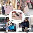 ZTUJO Purse Organizer Insert, Felt Bag Organizer with Metal Zipper, Handbag & Tote Shaper, For Speedy Neverfull Tote, 7 Sizes