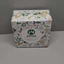 125PCS Green Plastic Plates - Green and Gold Disposable Plates - Fancy Vintage Plate with Gold Plastic Silverware Set for 25 Guests for Party Wedding Spring