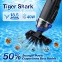 (2026 Upgraded) Cordless Pool Vacuum with Telescopic Pole
60 Min Powerful Suction & Large Head, Rechargeable Handheld Cleaner for Above Ground Pools, Inground Pools, Hot Tubs, and Spa