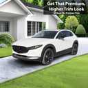 BOGAR TECH DESIGNS for Mazda CX-30 2020-2026 Front Chrome Delete Precut Vinyl Overlay Kit, Gloss Black Blackout Trim