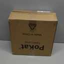 PoKat 23'' Bedside Table Lamp for Bedroom Nightstands, Birthday Gifts for Women Mom, House Warming Gifts New Home Decor, Ceramic Lamp for Living Room, White Modern Bedroom Lamp