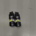 AUXITO Latest CANBUS 3157 Switchback LED Bulbs 3057 3457 4157 Dual Color Amber/White Anti Hyper Flash Built-in Resistor Error Free Turn Signal Lights and DRL/Parking Lights, Pack of 2