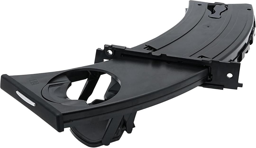 Retractable Cup Holder Left Driver Side Compatible with BMW E90 E91 E92 E93 323i 325i 325xi 328i 328xi 330i 330xi 335i 335xi 335is 335d 2006-2013, Replaces# 51459173463