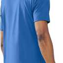 NORTHYARD Men's Athletic Running T-Shirts Workout Lightweight Short Sleeve Performance Shirts Top Tee (Blue, M)
