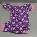 KYEESE Dog Pajamas Velvet Dog Pajamas Medium Sized Dogs Soft Dogs Clothes Pjs with Unicorn Pattern Stretchy Pet Jammies Coat Comfy Pet Onesie Costume, 2X-Large