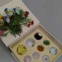 Mini Vase Magnets for Fridge - 10-Pack Mixed Ceramic and Glass Bud Vases - Slam-Proof for Mom, Teachers, Coworkers and Office Decor