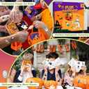 2 x 24 Pack Halloween Party Favors for Kids, 96 Pcs Luminous Tattoos & 48 Mazes Games for Halloween Goodie Bags Stuffers, Halloween Party Supplies Classroom Prizes Trick or Treat for Kids