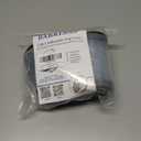 BARKLESS Inflatable Dog Cone, Soft Dog Donut Collar After Surgery, 2-in-1 Inflatable Collar with Detachable Anti-Licking Shield, Patented Donut Cone to Stop Licking Wounds (M (Neck: 8"-11"), Grey)