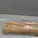 LazBlinds No Drill Cordless Bamboo Roman Shades, 35" W × 72" H, Brown