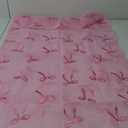 Tudomro Embroidery Pink Bow Tulle Table Runner 9.2 ft Coquette Pink Cheesecloth Table Runner 110 Inch Gauze Boho Dining Decor for Wedding Birthday Baby Shower Christmas Valentine's Home Decor