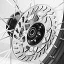 RUIQIMOTO 60/100-12 2.75-12 inch Mini Dirt Bike Front Wheel Assembly