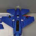 RC Airplane F-35 Remote Control Lightning II Jet Plane, 2.4GHz Smart Gyro Easy to Fly for Kids Adults Beginners (Blue)
