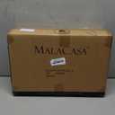 MALACASA 3.4 Quart Baking Dish With Lid, Porcelain Casserole dish with Lid, 13 x 9 Lasagna Pan Deep with Lid, Rectangular Bakeware With Handle, Microwave, Oven Safe, White, Series BAKE