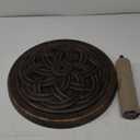 UBP18181-BR 18-Inch Cast Stone Umbrella Base, Made from Rust Free Composite Materials, Bronze Powder Coated Finish