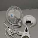 Seasons Comfort Personal Clip Or Desk Fan With Removable Base, Portable, Mini Bedroom Fan, 6 Inch, 2 Speed, Strong Clamp - Ideal for Home, Bedroom, Dorm & Office