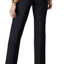 Lee Women's Ultra Lux Comfort with Flex Motion Trouser Pant (Black)
