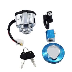 Motorcycle Ignition Switch Gas Tank Cap Helmet Steering Lock Keys Compatible with Honda Shadow VT400/750 1997-2003 & Steed VLX 400 1988-2013 (not fit 2006 Shadow Aero, 2007 Shadow VT750C)