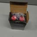 LoGest Soft Hand Weights Adjustable Straps - Comes in 1LB Weights or 2LB or 3LB 4LB - Comfortable & Secure Weighted Neoprene Dumbbells with Straps for Walking Running Cardio Workout Physical Therapy (Red)