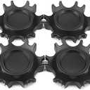 for TRD Wheel Center Caps PT280-35200-F2 138mm Rim Cover Black Hub Caps for 2019-2023 Tacoma TRD PRO 16" Wheel Set of 1Center Caps for Rim