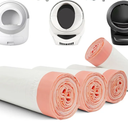 Heavy Duty Cat Litter Box Liners for Fsitego & Fumoi Automatic Litter Boxes, Extra Thick Self-Cleaning Litter Box Bags for cumrigel litter bags, Cat Litter Bags with Drawstring and Leakproof