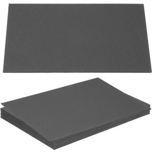 PATIKIL 7x5x0.06" Chipboard Sheets, 10Pcs 60PT Thick Book Board Binders Board Sturdy Bookbinding Supplies for Book Binding Cover, Black