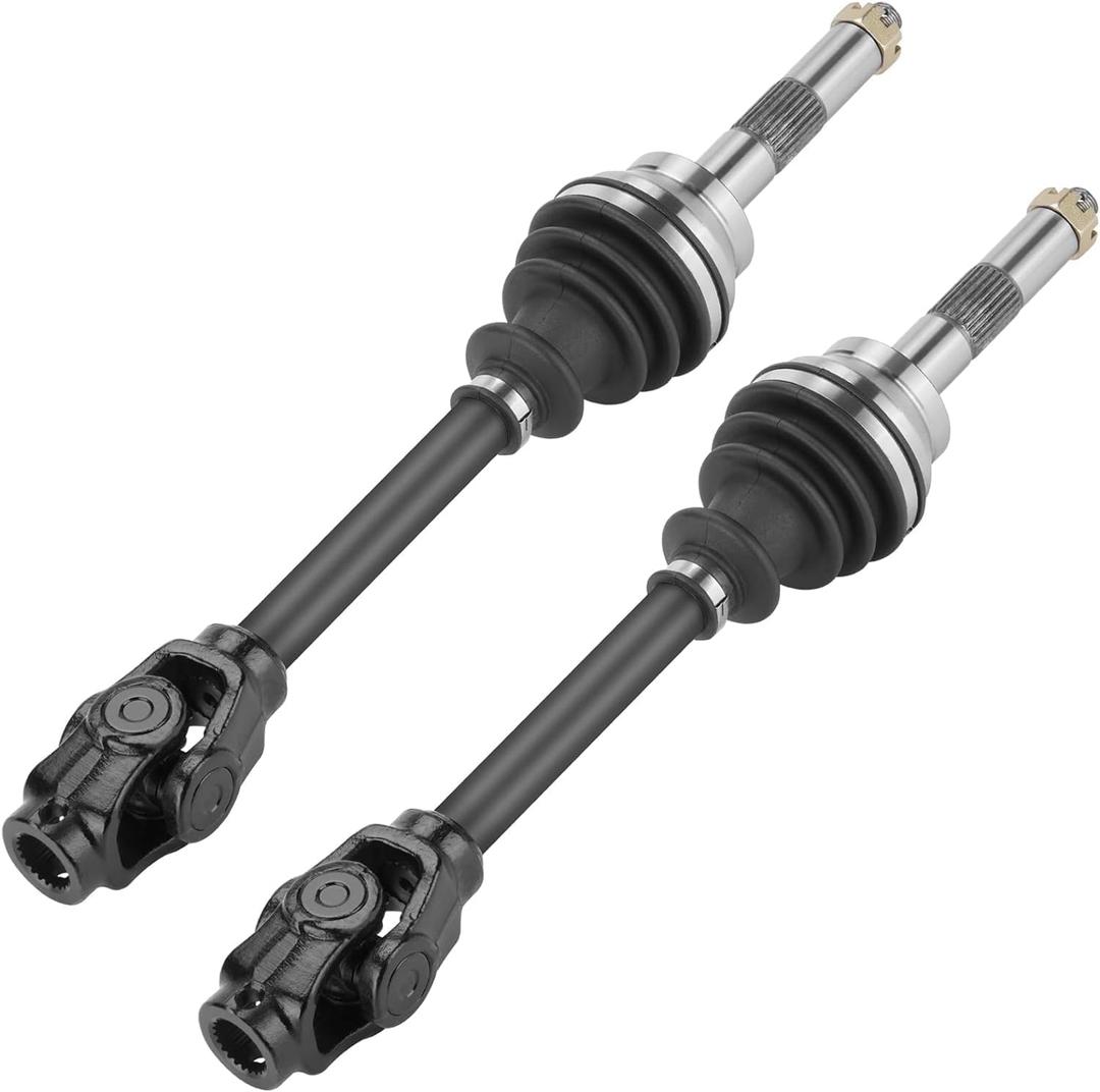 Front CV Axle Fit for Polaris Sportsman 400 500, For Magnum 325 425 Scrambler 4x4 1995-2008; 4340 Chromoly Steel Drive Half Shaft, For 1380063 1380066, 1380085