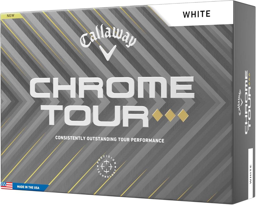 Callaway Golf Chrome Tour Triple Diamond Golf Balls (White)