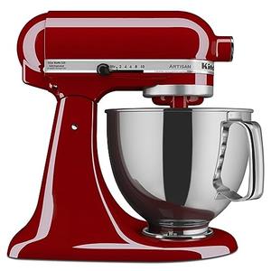 KitchenAid KSM150PSER Artisan Tilt-Head Stand Mixer with Pouring Shield, 5-Quart, Empire Red