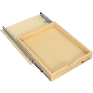 Pull Out Drawers for Kitchen Cabinets,Slide Out Kitchen Drawers, Sliding Cabinet Organizer Pull Out Shelves, Pull Out Drawer for Home, Kitchen, Pantry, 17 W (B21 (17''W x21''D), Natural Birch Wood 3"H)