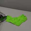 Hycome 4Pairs Socks Sport Running Calf Socks Performance Cushioned Breathable Crew Socks for Men Women (4Pair Green, Medium)