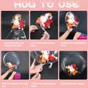 30 Inch Giant Clear Balloons for Stuffing, 12 pcs Mother's Day Pre Stretched Extra Wide Mouth Valentine's Day BoBo Balloons, Large Transparent Bubble Balloon for Wedding, Birthday, Party Decoration