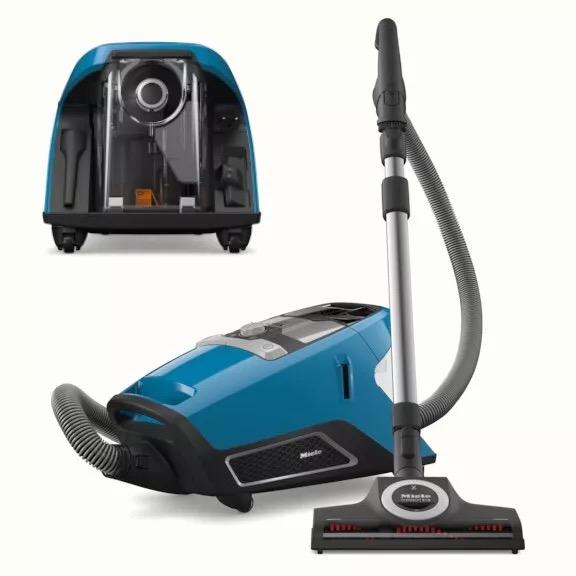 Miele Blizzard CX1 TotalCare Bagless Canister Vacuum Cleaner with High Suction Vortex Technology, Turbobrush and Parquet Twister Floorhead, 1200 W, in Tech Blue - 41KCE036CDN