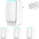 Plug In Air Purifier Air Ionizers Purifier for Home Negative Ion Generator Ionic Air purifier for home, office, pets, toilet, bathroom, smokers(4 Pack)