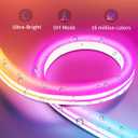 50ft Neon Rope RGB Lights, IP68 Waterproof Flexible Neon Lights, Room Decor for Christmas, Outdoors, Pool 1 Roll C