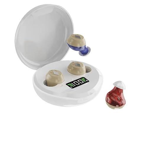 Rechargeable Hearing Aids for Seniors with Hearing Loss,Digital Hearing aid with Smart Noise Reduction chip,Clear Sound Quality and Comfortable Wearing