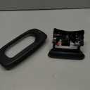 Gledewen Tailgate Handle Latch and Bezel Trim with Rod Clips | for 1999-2007 Chevy Silverado GMC Sierra 1500 2500 3500 | Replaces# 15997911, 15228539, 15228541, 15228540 (Black)