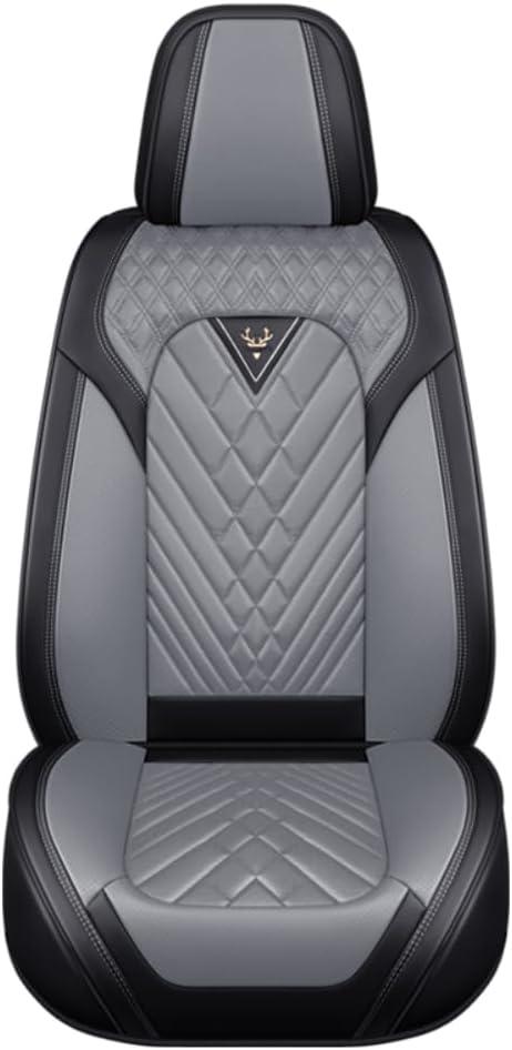 Car Seat Covers Universal Set for Benz W204 W211 W210 W124 W212 W202 W245 W163 Cla Gls Gla Glc Seat Protector - Grey