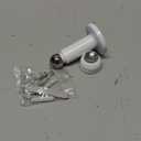 Door Stoppers  Heavy Duty Magnetic Door Stopper for Wall & Bottom of Door  Premium Adjustable Door Stop with Heavy-Duty Windproof Design, Constructed with SUS304 (White-1PCS)