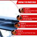 2 x Transparent Window Weather Sealing Tape 2 Inch x 16.5 FT Weather Stripping Residue-Free Clear Window Insulation Caulk for Shower Glass Gaps and Clear Tape Doors Windows Windproof