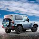 Mountains Natural Scenery Spare Tire Cover Wheel Protector Weatherproof Wheel Cover Universal Decorative Accessories for Camper RV SUV Travel Trailer 16 Inch