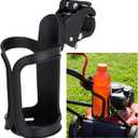 Roowest 2 Pack Adjustable Cup Holder for Lawn Mower 5.91 x 2.76 Inch Clip on Suitable for Tractor Lawn Mower Forklift, Fits Mugs Cans Glass Bottles