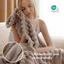 Bedsure GentleSoft Light Brown Throw Blanket for Couch - Cozy Soft Fleece Blankets for Women, Cute Small Throws for Girls, 50x60 Inches