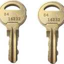 KeyPower (2) 84-16232, 84 16232 Keys for Some DKS Doorking Lock